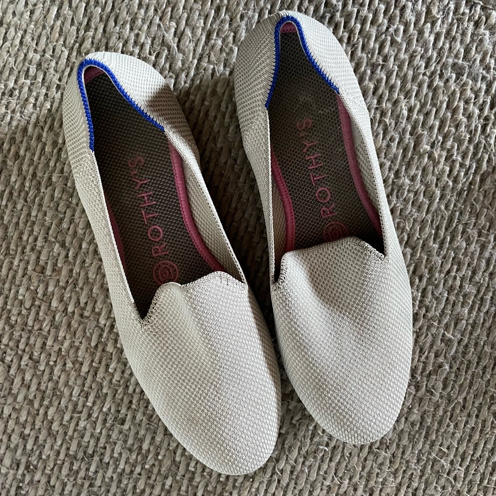 Rothy’s loafer in taupe